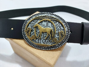 Cinto Country Masculino Couro Legitimo 4,0 cm