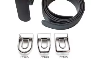 Fivela de Garra Removível para Cinto Masculino de 3,0cm