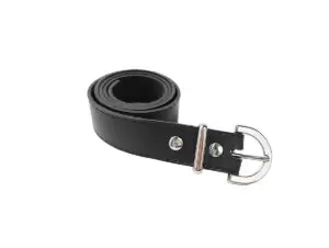 Cinto Feminino Fivela Meia Argola Com Passante De Metal 3,0cm