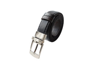 Cinto De Couro Dupla Face Com Fivela Giratória 3,0 Cm