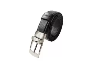 Cinto De Couro Dupla Face Com Fivela Giratória 3,0 Cm